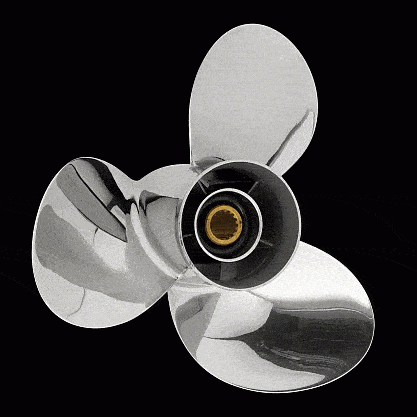 15 x 13 3/4 propeller 50hp Shaft  130hp  13 Splines Yamaha Low  SST Propeller